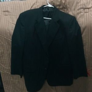 Mens Sports coat Black wide pinstripes